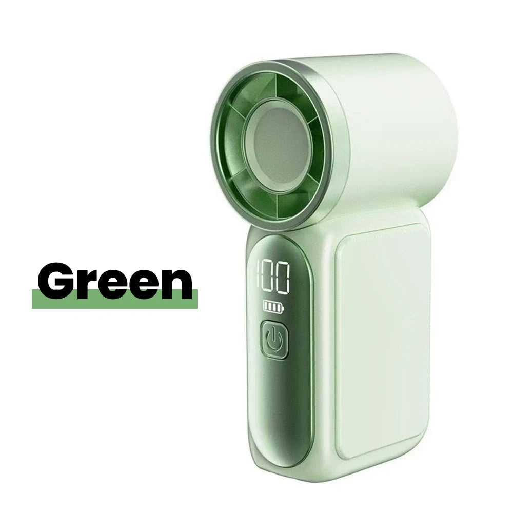 Mini ventilador de mano recargable